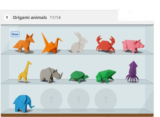 Origami animals